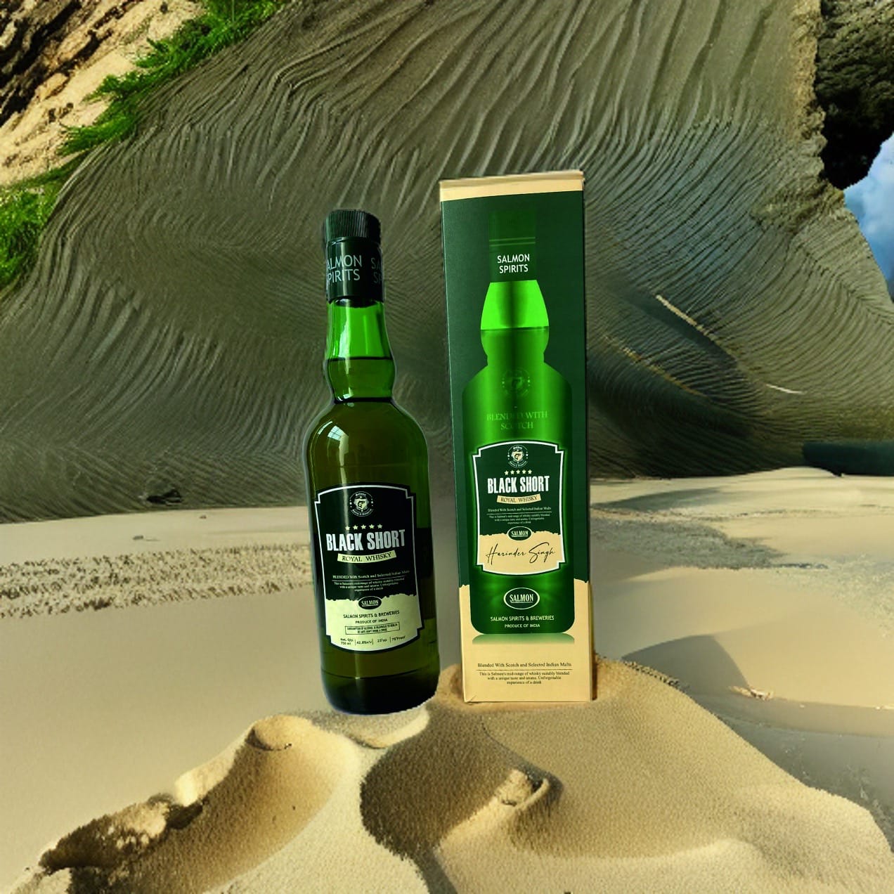 Black Short Royal Whisky